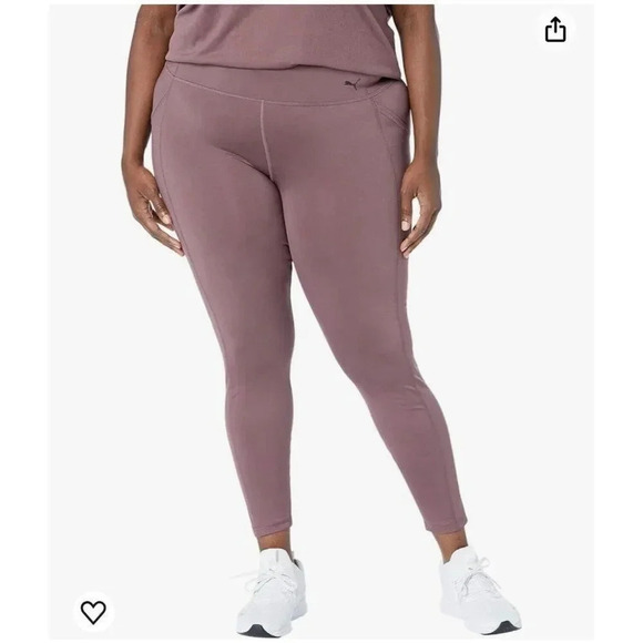 Puma Women’s Train Forever 7/8 Tight Training Leggings Dusty Plum Size 3X NWT - Picture 1 of 16
